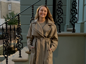 Lauren Cunningham sustainable trench coat bastet noir