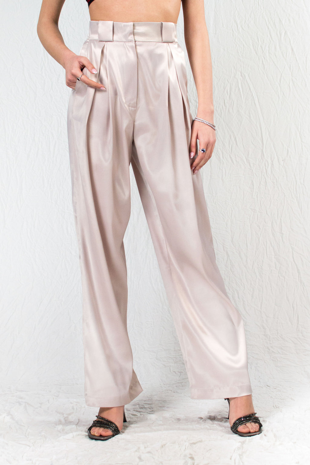 Satin Casual Pants – NOBASIC