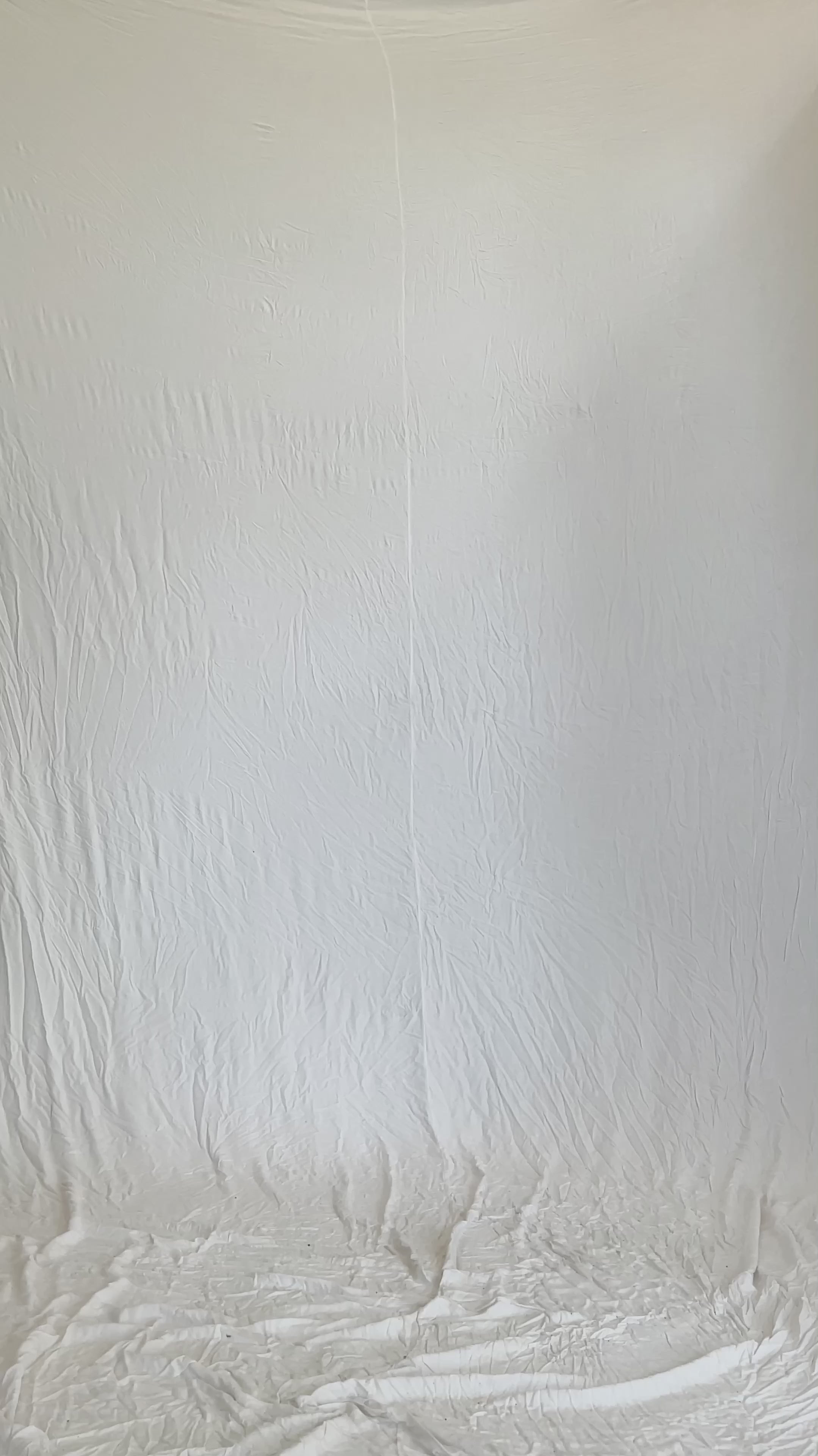 Palm print cotton white sundress - Custom Made - Bastet Noir