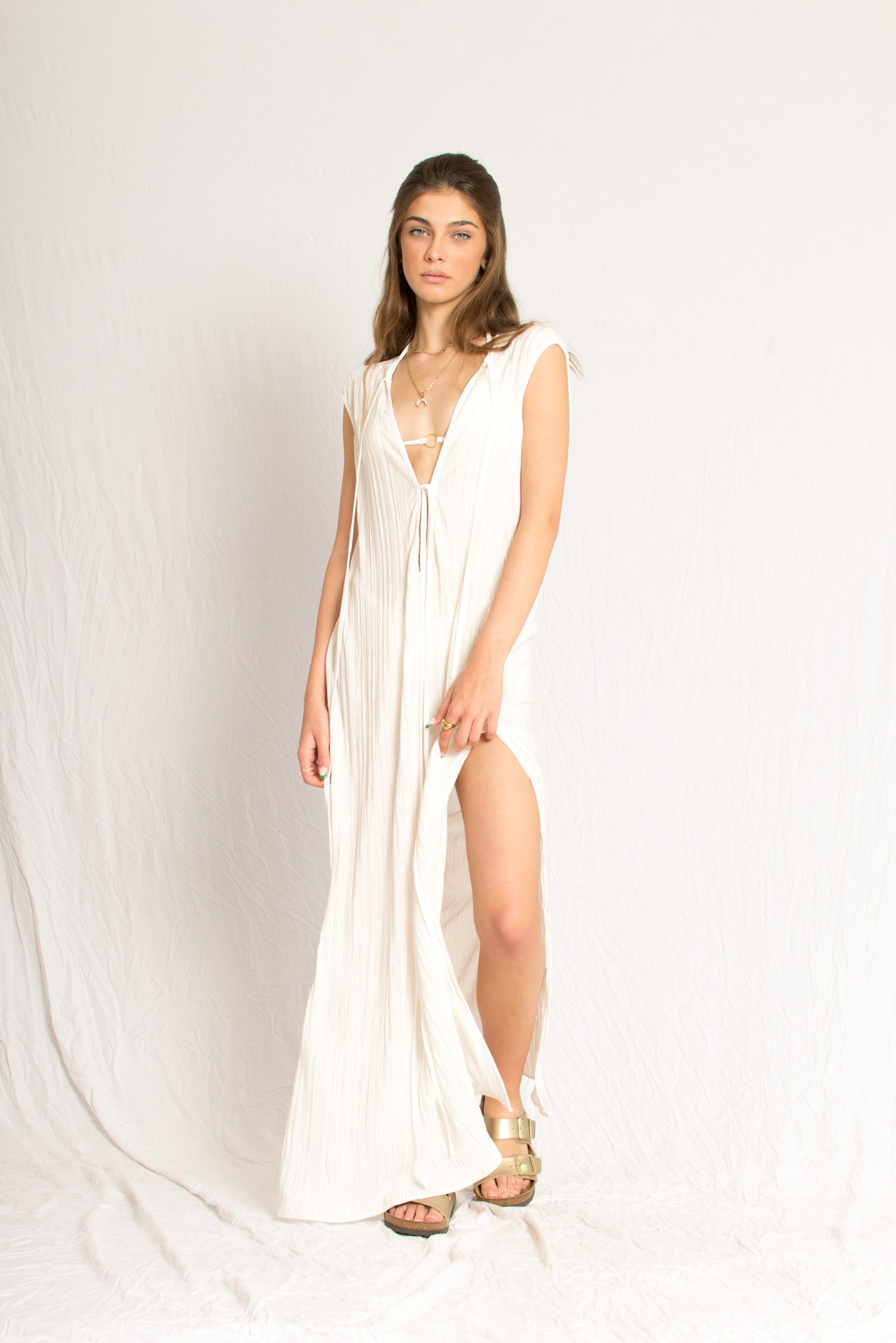 White ethereal wedding dress - Custom Made - Bastet Noir