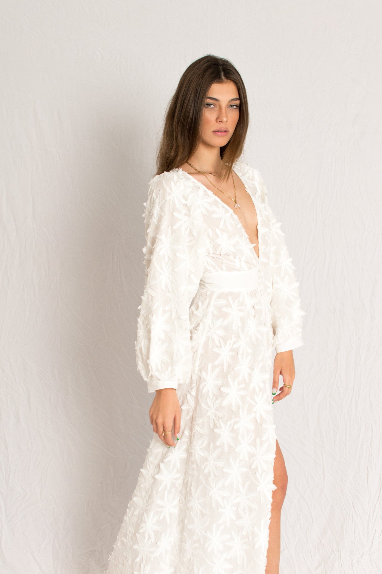 White ethereal wedding dresses - Custom Made - Bastet Noir