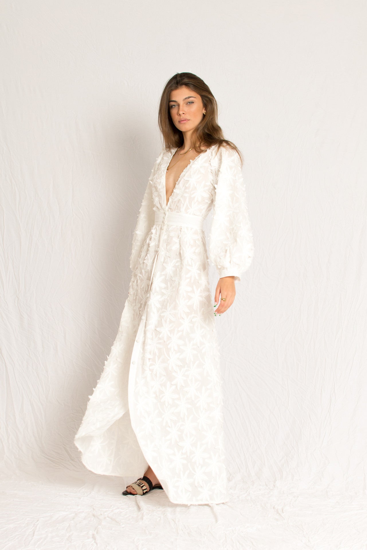 White ethereal wedding dresses - Custom Made - Bastet Noir